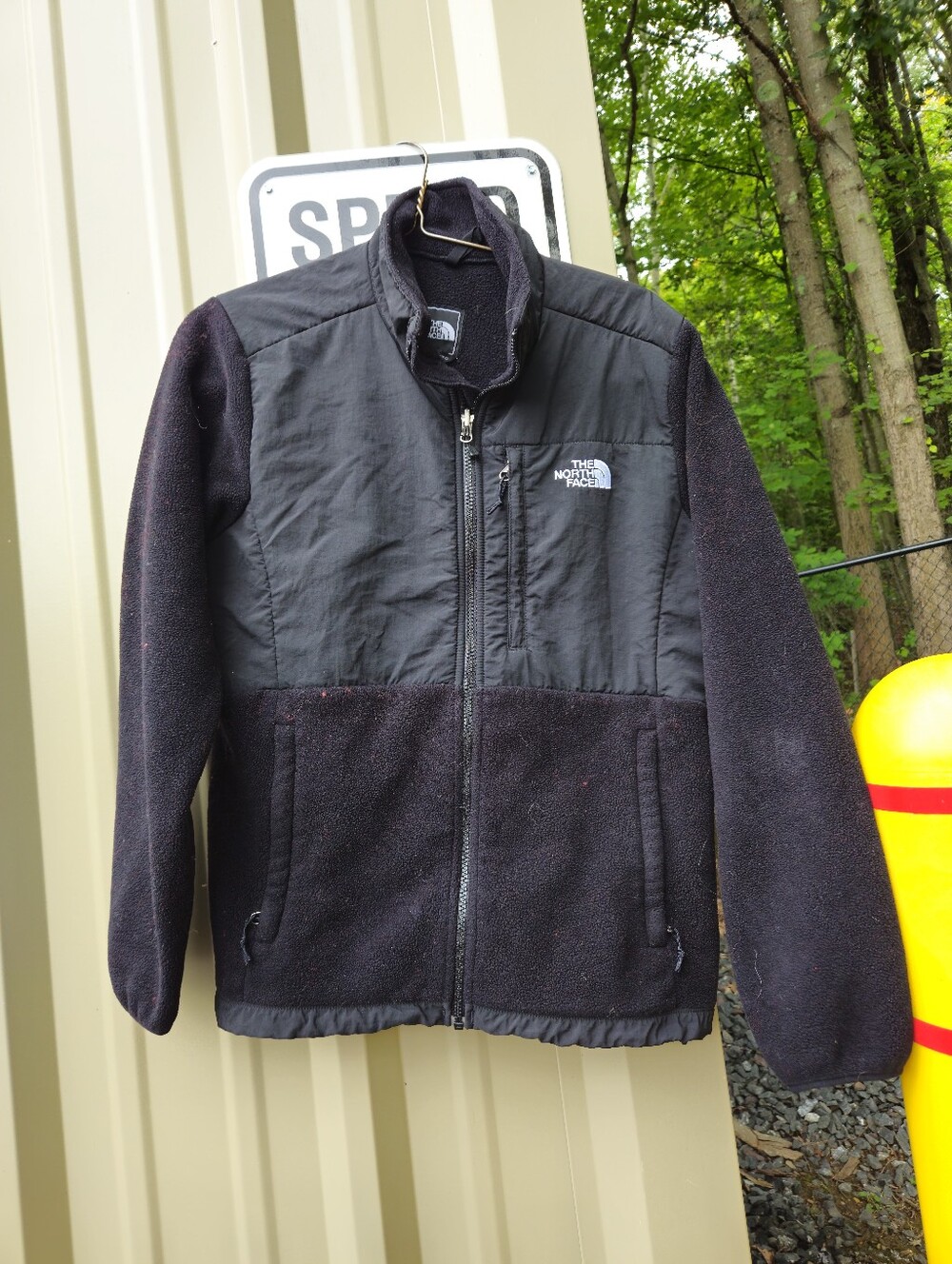 North Face Women's Fleece Denali Jacket Polartec Black Full Zip Size L